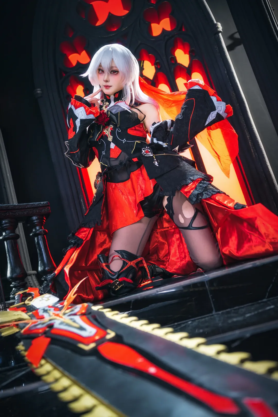【德丽莎cos】崩坏3暗黑哥特风正片拍摄记录 - 第 7 张