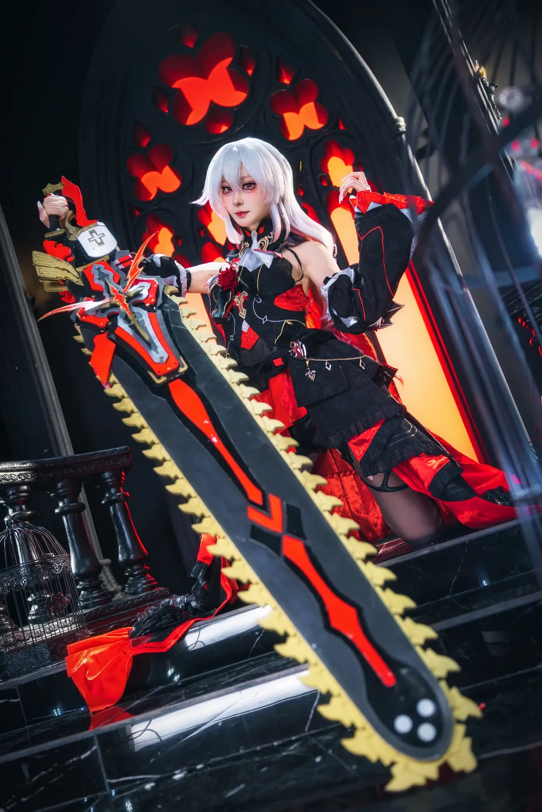 【德丽莎cos】崩坏3暗黑哥特风正片拍摄记录 - 第 8 张