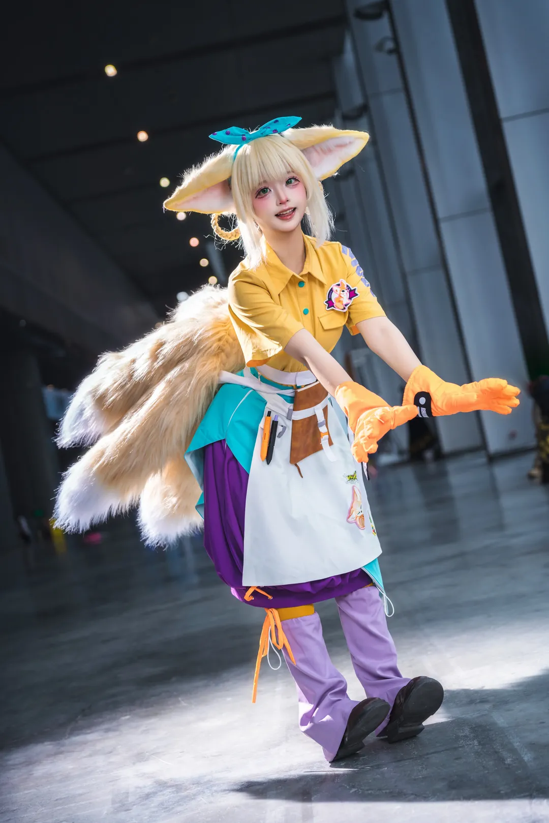 【鈴蘭cos】明日方舟漫展上的元氣小狐狸 - 第 1 張
