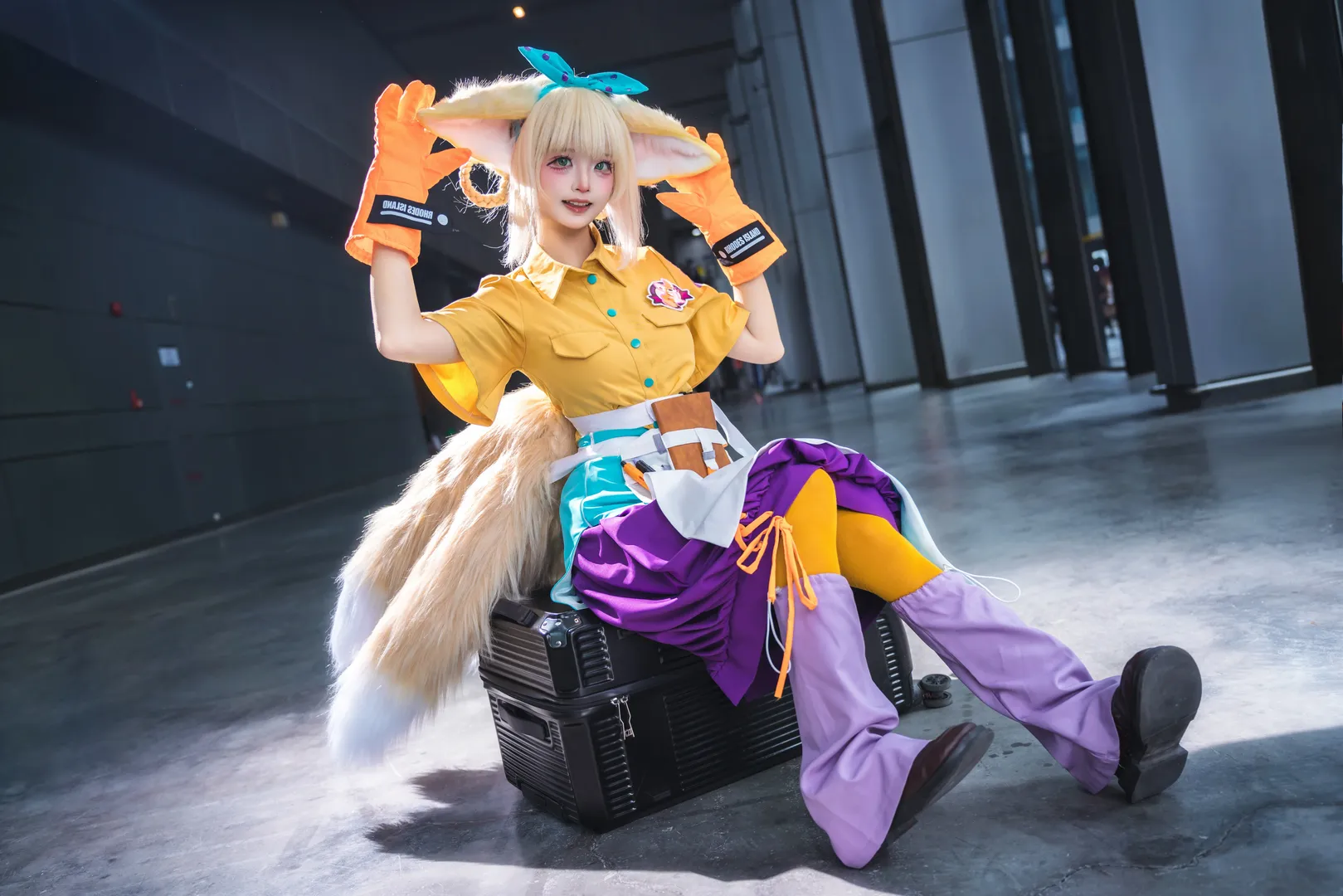 【鈴蘭cos】明日方舟漫展上的元氣小狐狸 - 第 2 張