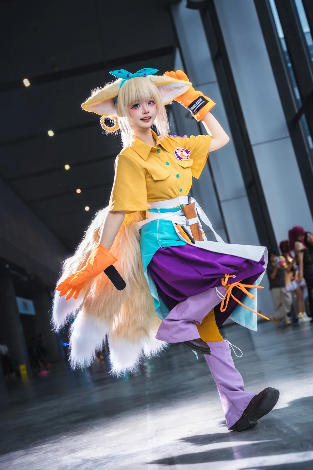 【鈴蘭cos】明日方舟漫展上的元氣小狐狸 - 第 3 張