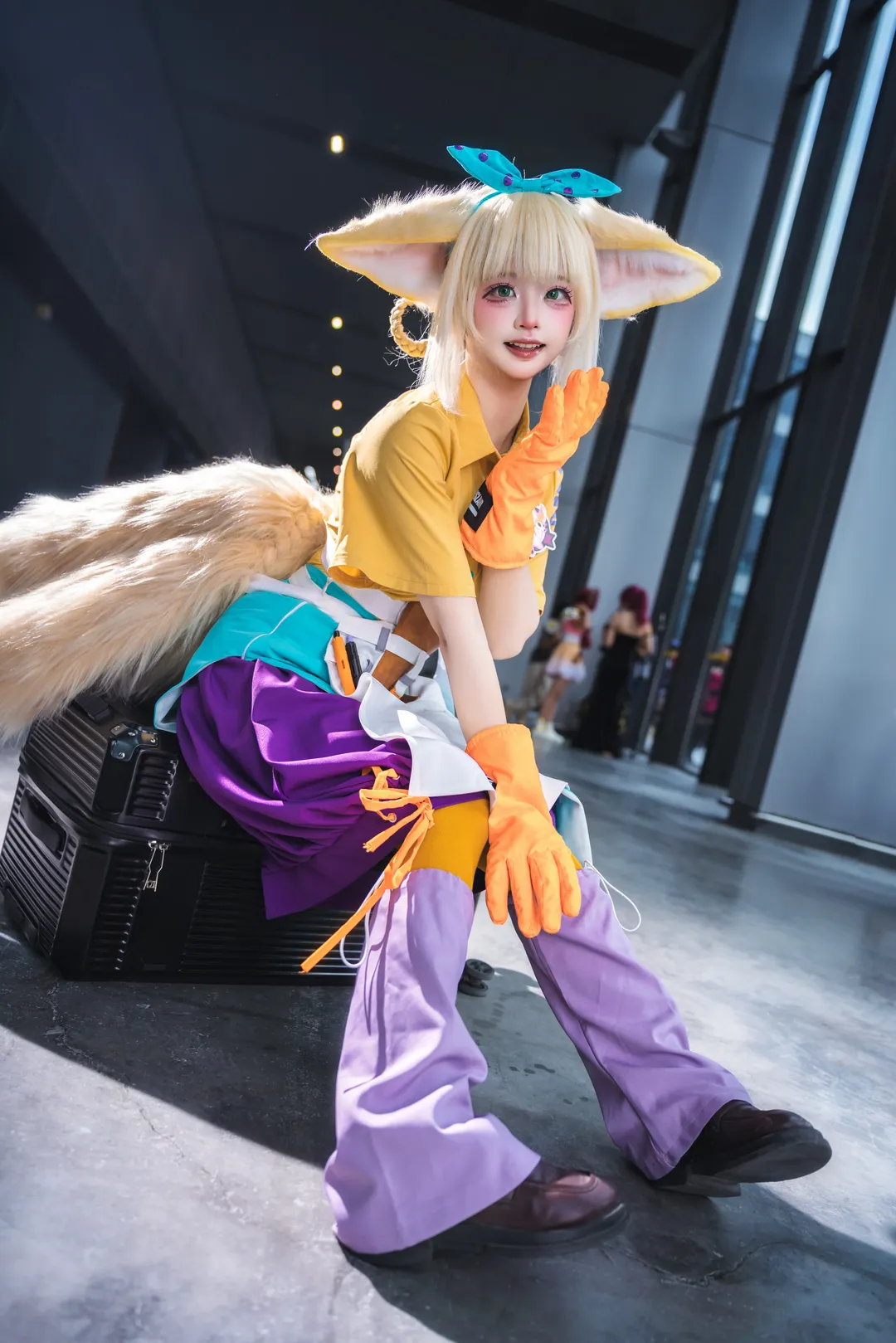 【鈴蘭cos】明日方舟漫展上的元氣小狐狸 - 第 5 張