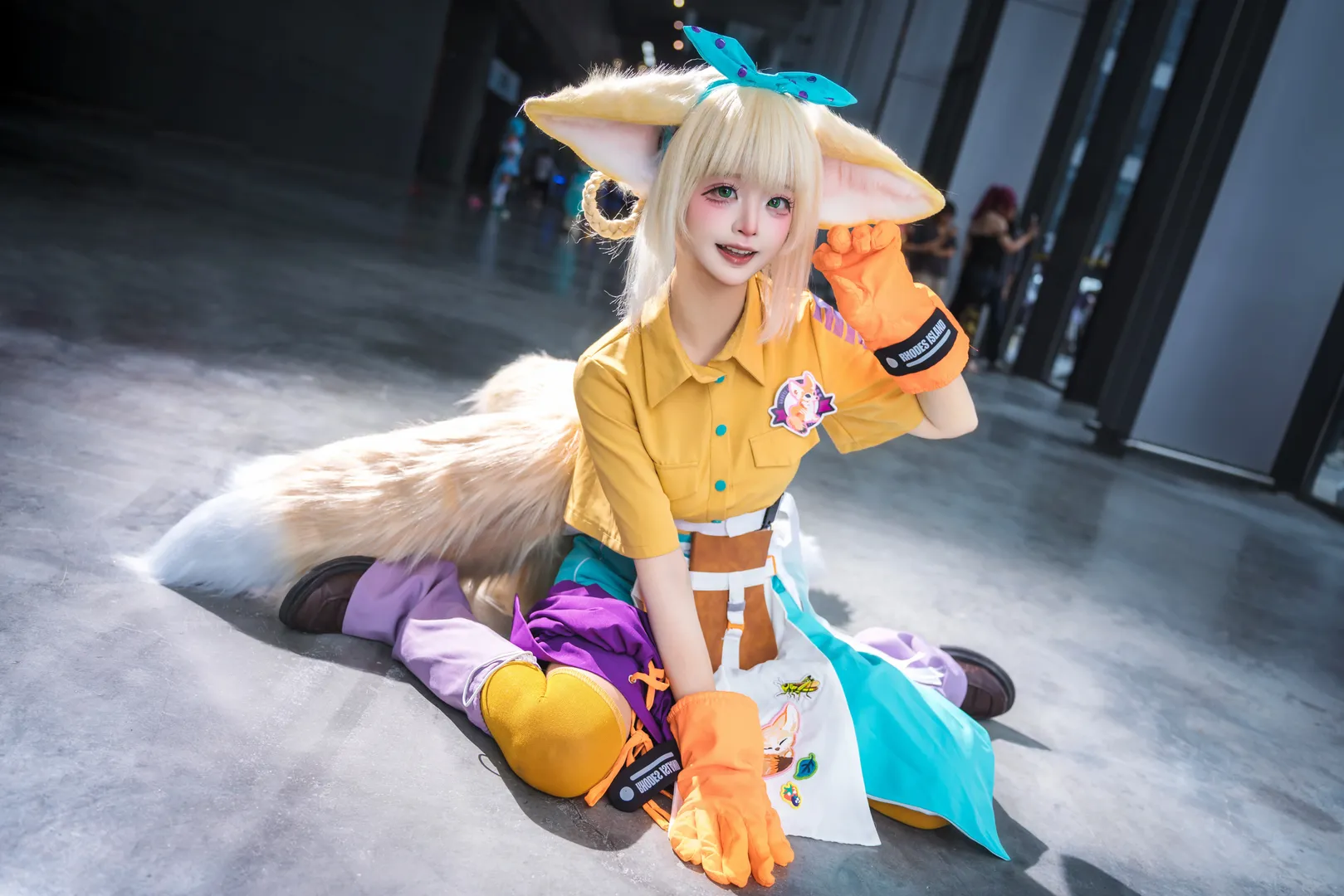 【鈴蘭cos】明日方舟漫展上的元氣小狐狸 - 第 7 張
