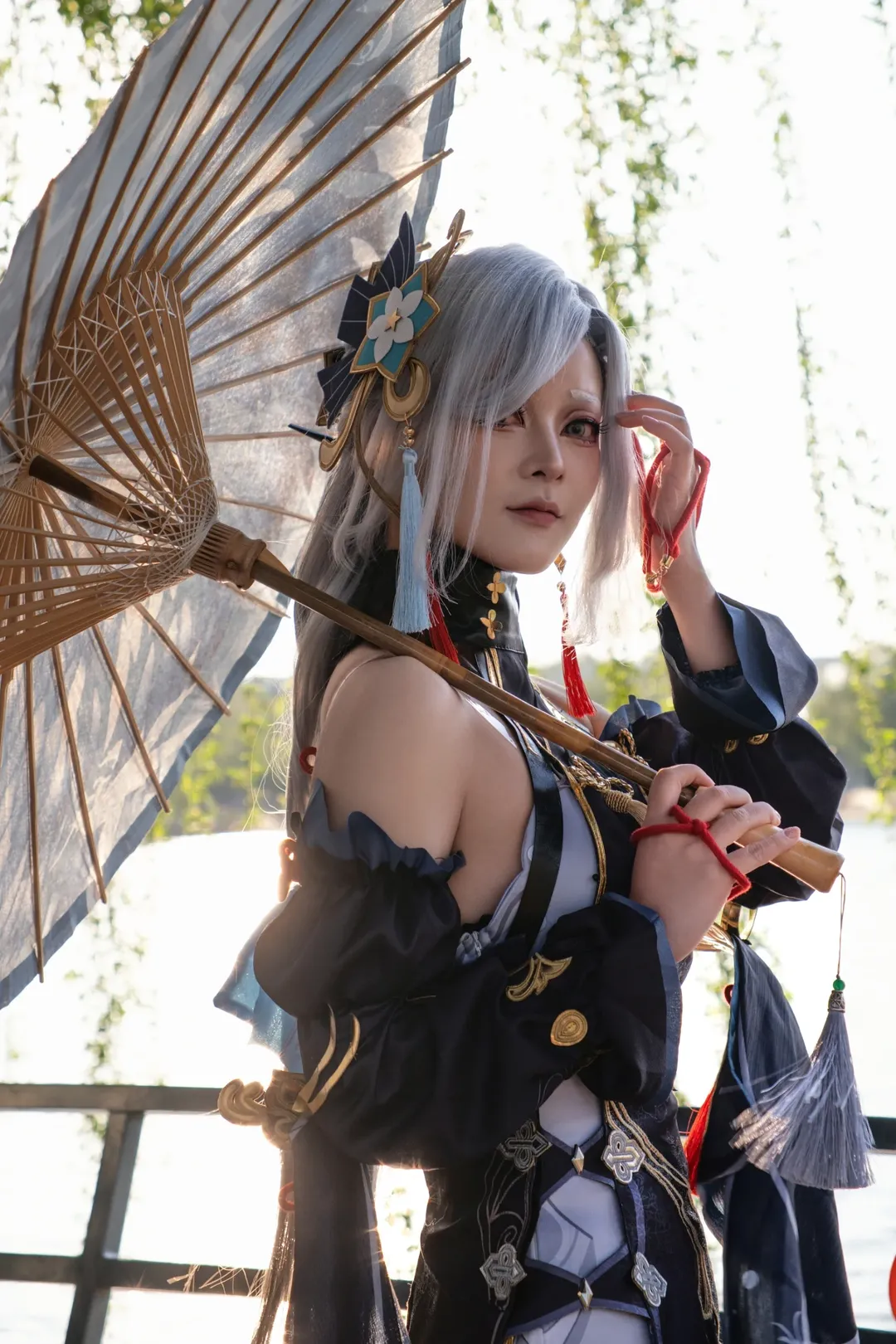 【申鹤cos】湖畔边的清冷气息，原神角色还原 - 第 4 张
