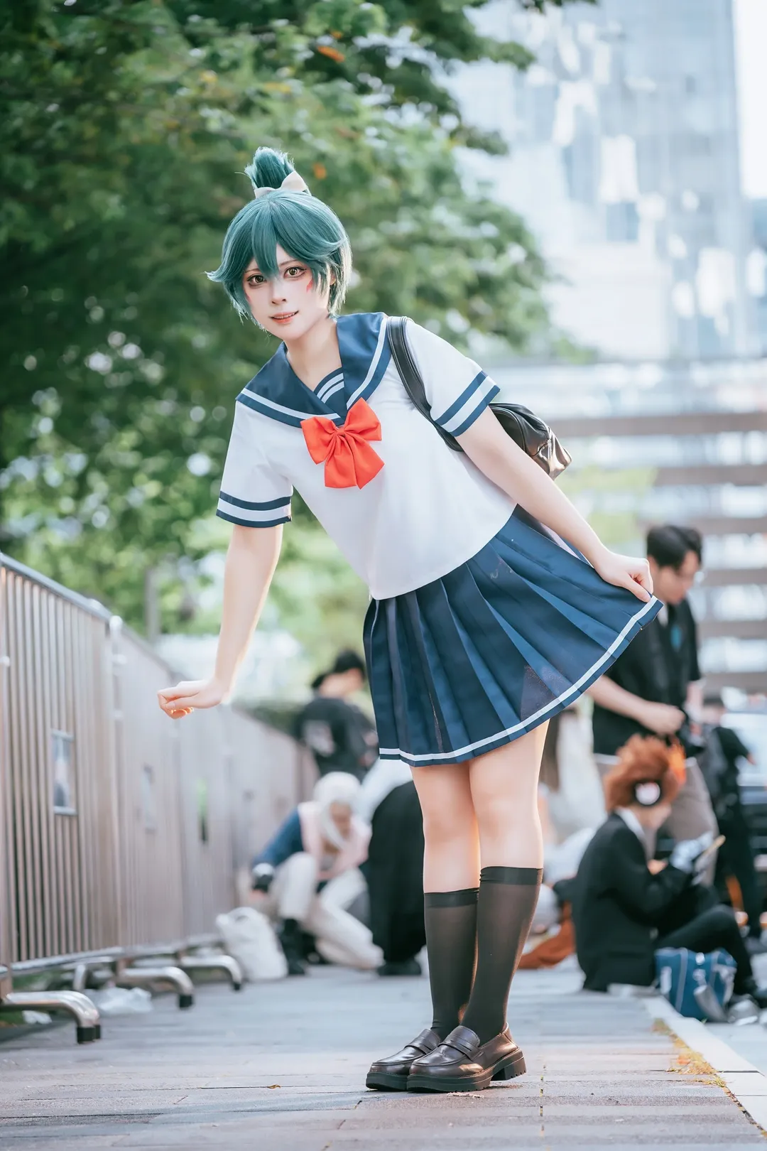 【霧子cos】守望先鋒水手服jk少女的漫展記錄 - 第 1 張
