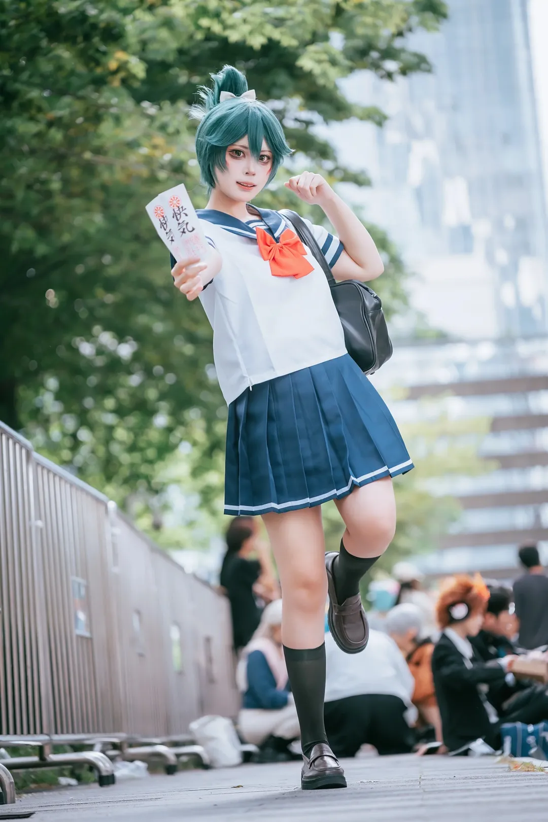 【霧子cos】守望先鋒水手服jk少女的漫展記錄 - 第 2 張