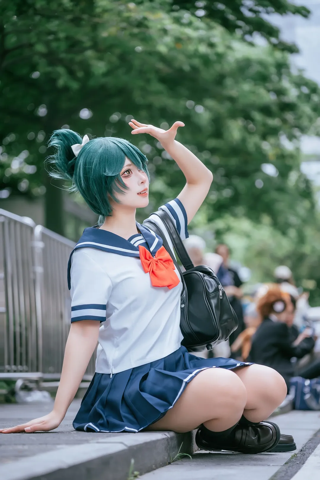 【霧子cos】守望先鋒水手服jk少女的漫展記錄 - 第 4 張