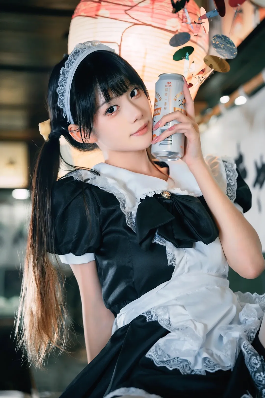 深夜居酒屋里的微醺女仆装记录 - 第 3 张