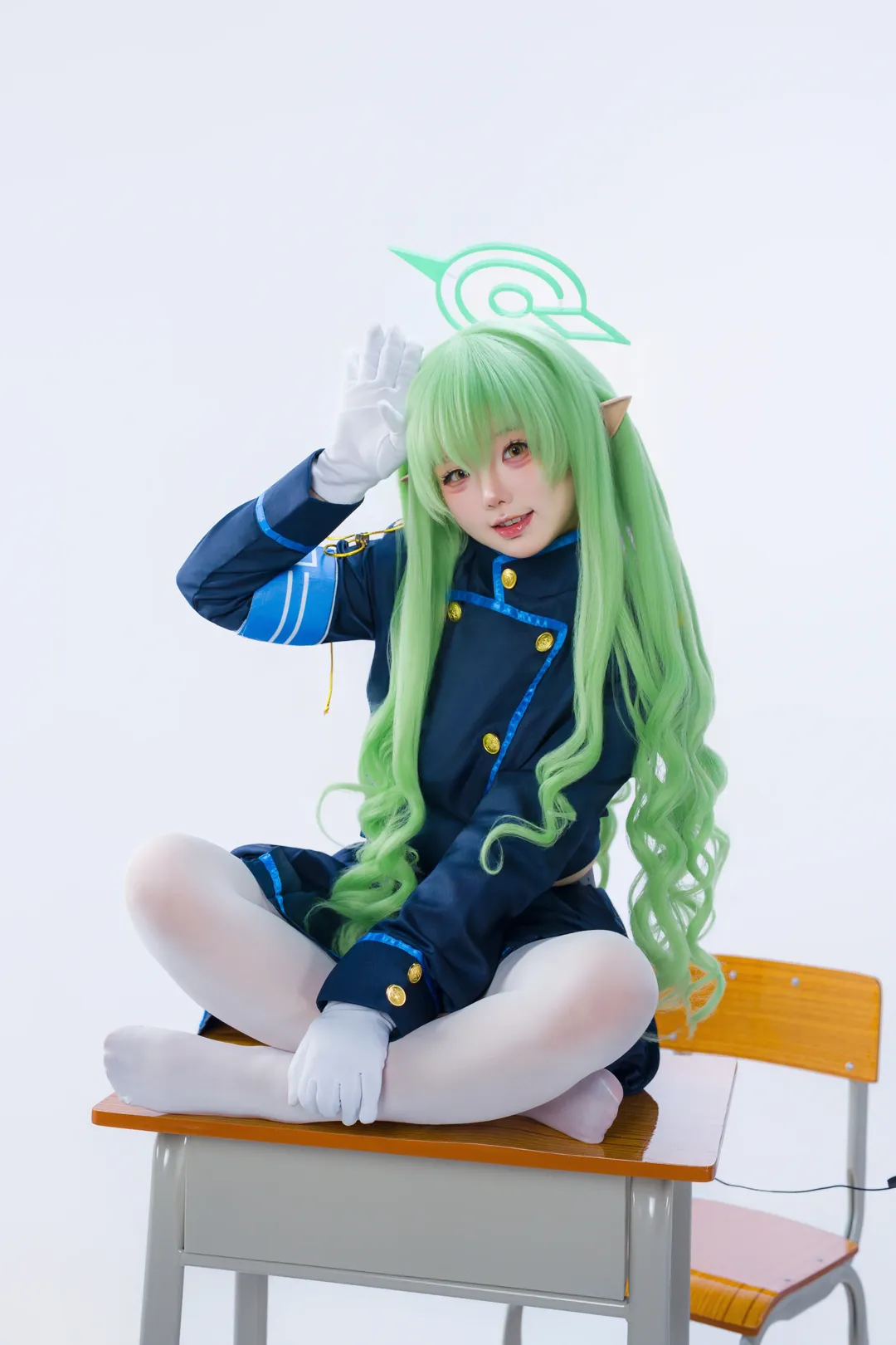 【橘光 橘望cos】碧蓝档案铁道双子的哈密瓜味日常 - 第 6 张