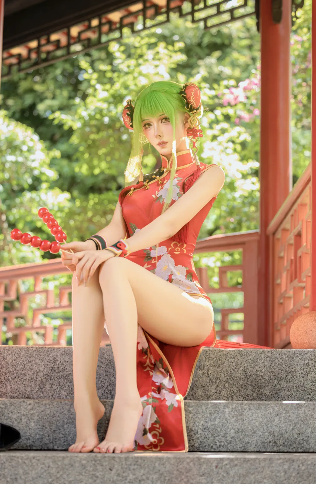 【C.C.cos】反叛的鲁鲁修旗袍中华娘造型存档 - 第 1 张