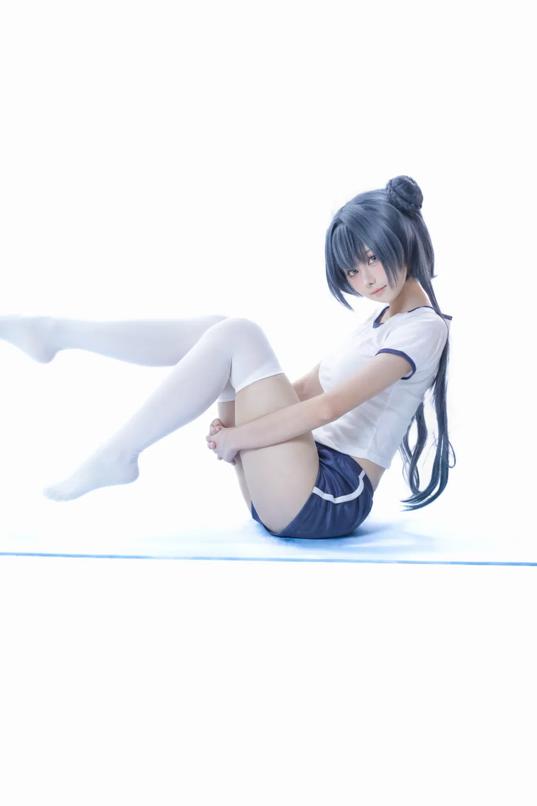 【龙华妃咲cos】蔚蓝档案体操服运动风展示 - 第 2 张