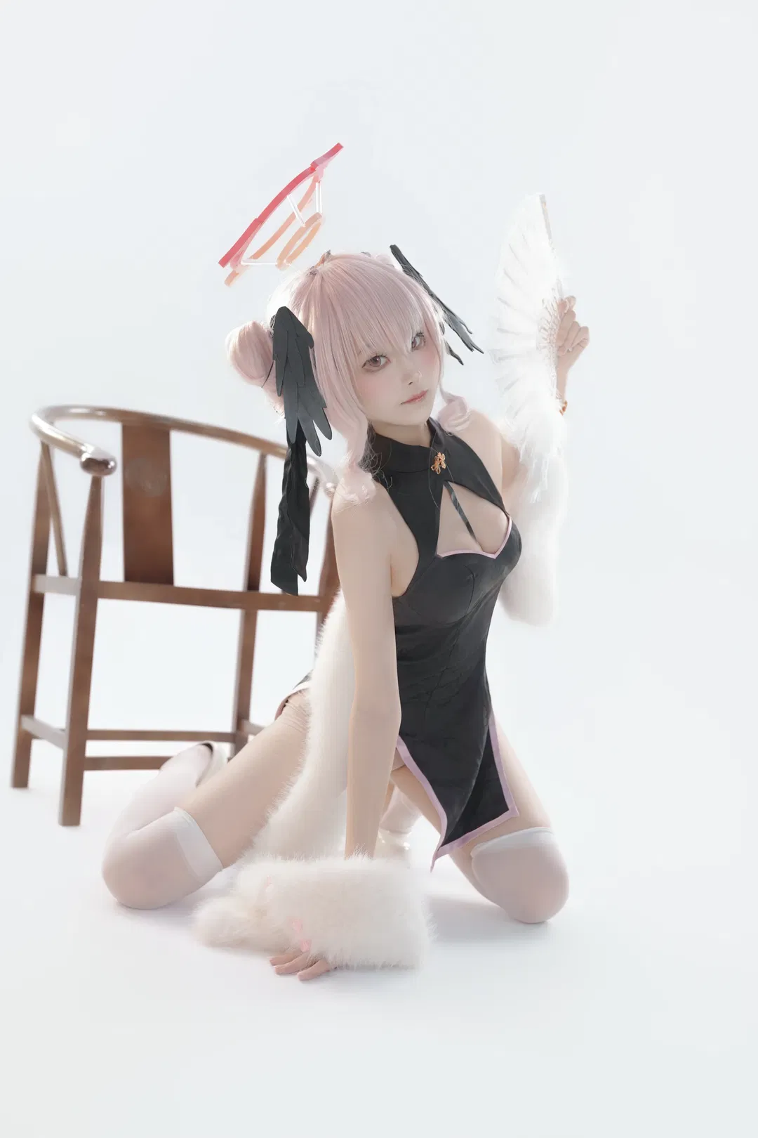 【下江小春cos】蔚藍檔案的中華娘旗袍小春 - 第 3 張