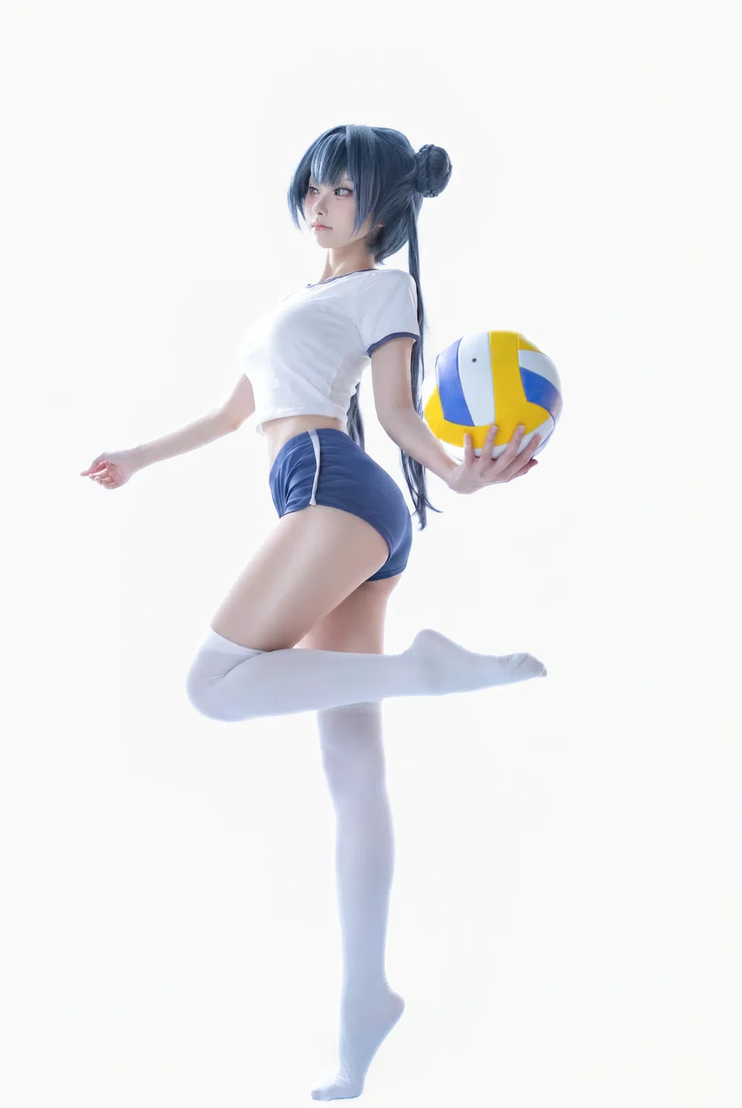 【妃咲cos】蔚蓝档案的体操服运动时间 - 第 2 张