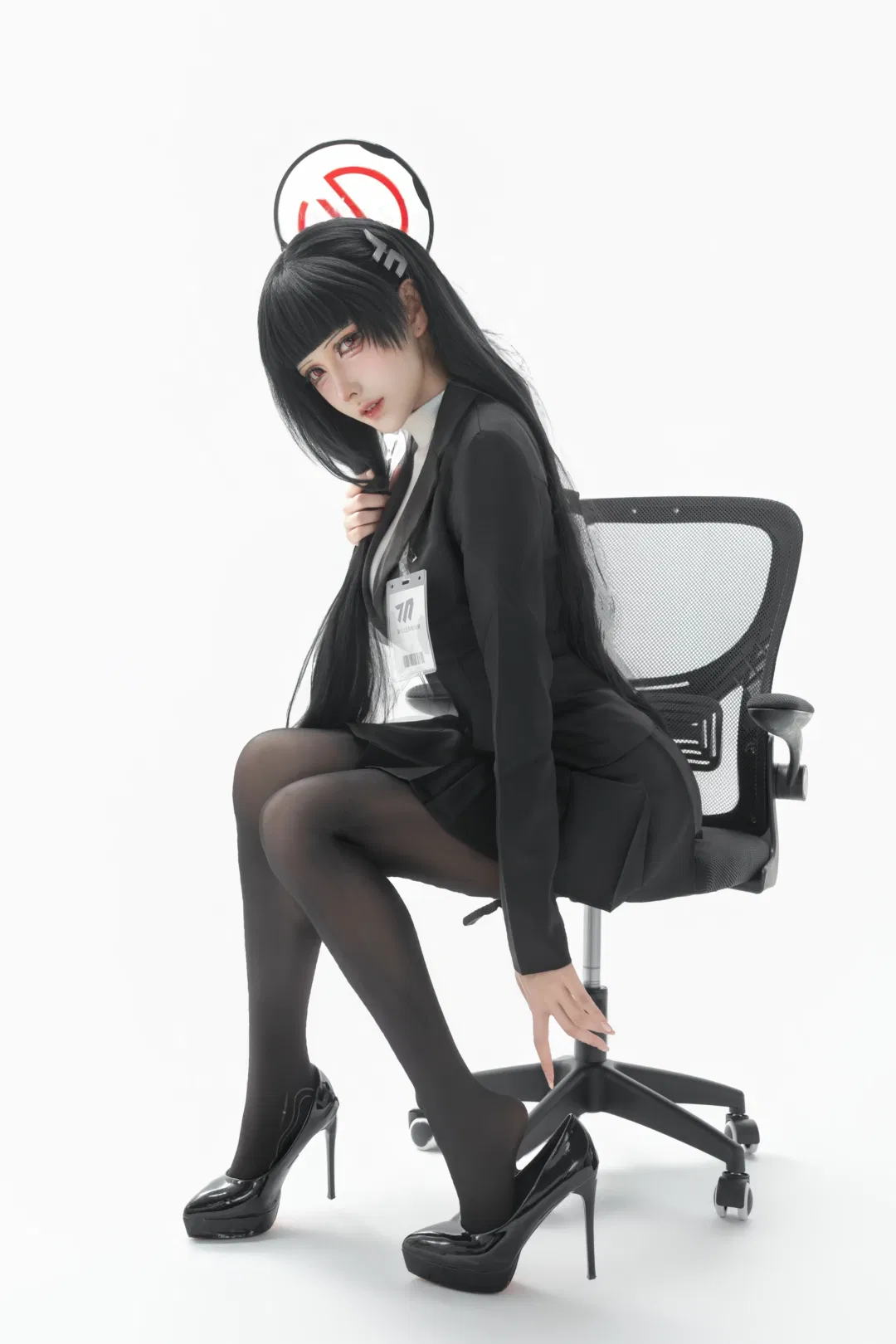 【調月莉音cos】蔚藍檔案OL穿搭，職場感拉滿的拍攝記錄 - 第 2 張