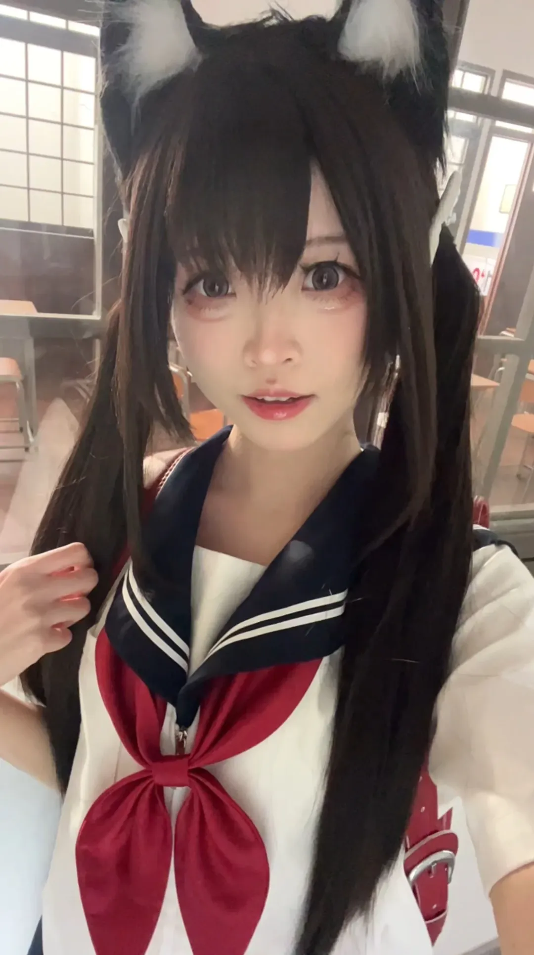 双马尾JK猫娘 日系水手服造型记录 - 第 1 张