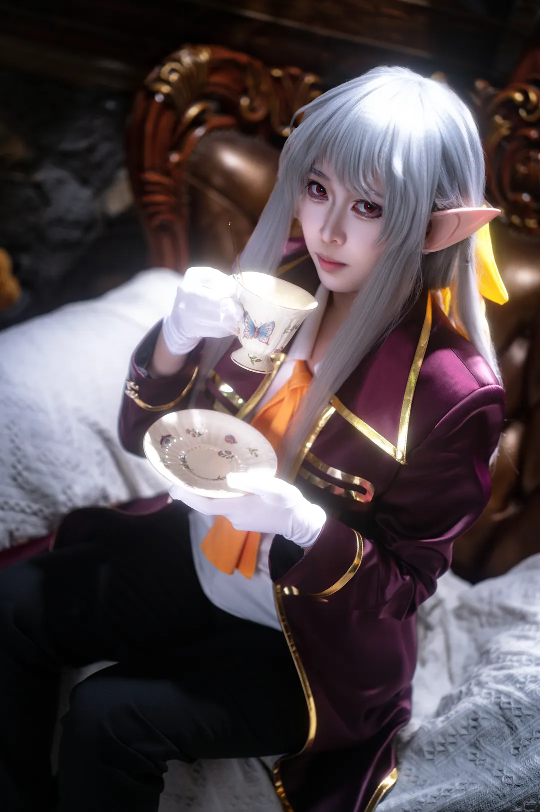 【維拉德cos】暗夜協奏曲裡的銀髮紅瞳貴族