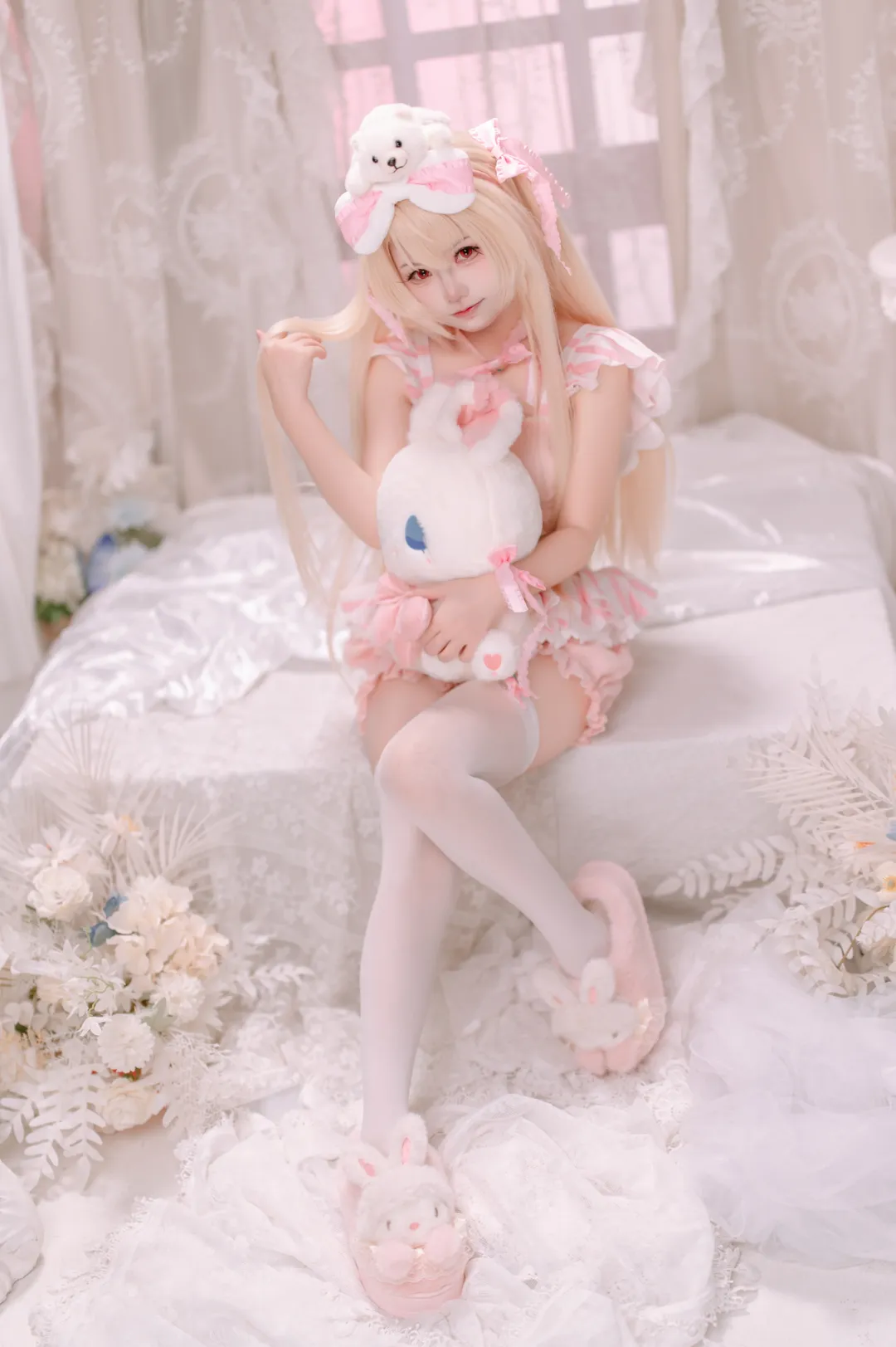 【伊莉雅cos】魔法少女伊莉雅百变嘉年华的软萌睡衣拍摄记录 - 第 2 张