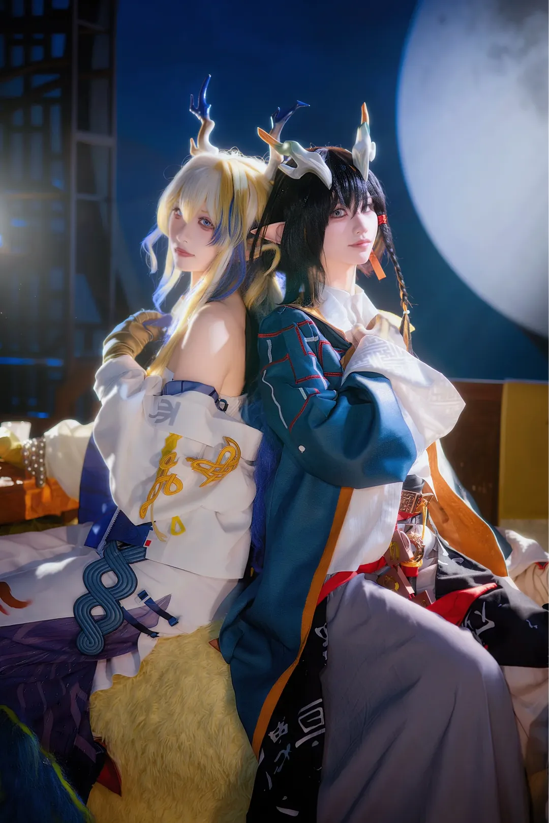 【黍cos】明日方舟歲家姐妹的月下相聚 - 第 2 張