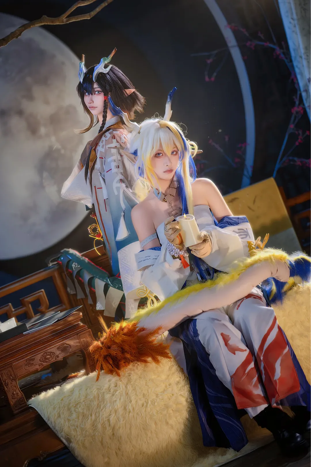 【黍cos】明日方舟歲家姐妹的月下相聚 - 第 4 張
