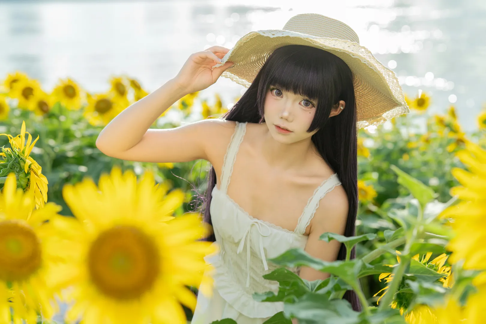 【五更琉璃cos】我的妹妹不可能那么可爱黑猫向日葵写真 - 第 4 张