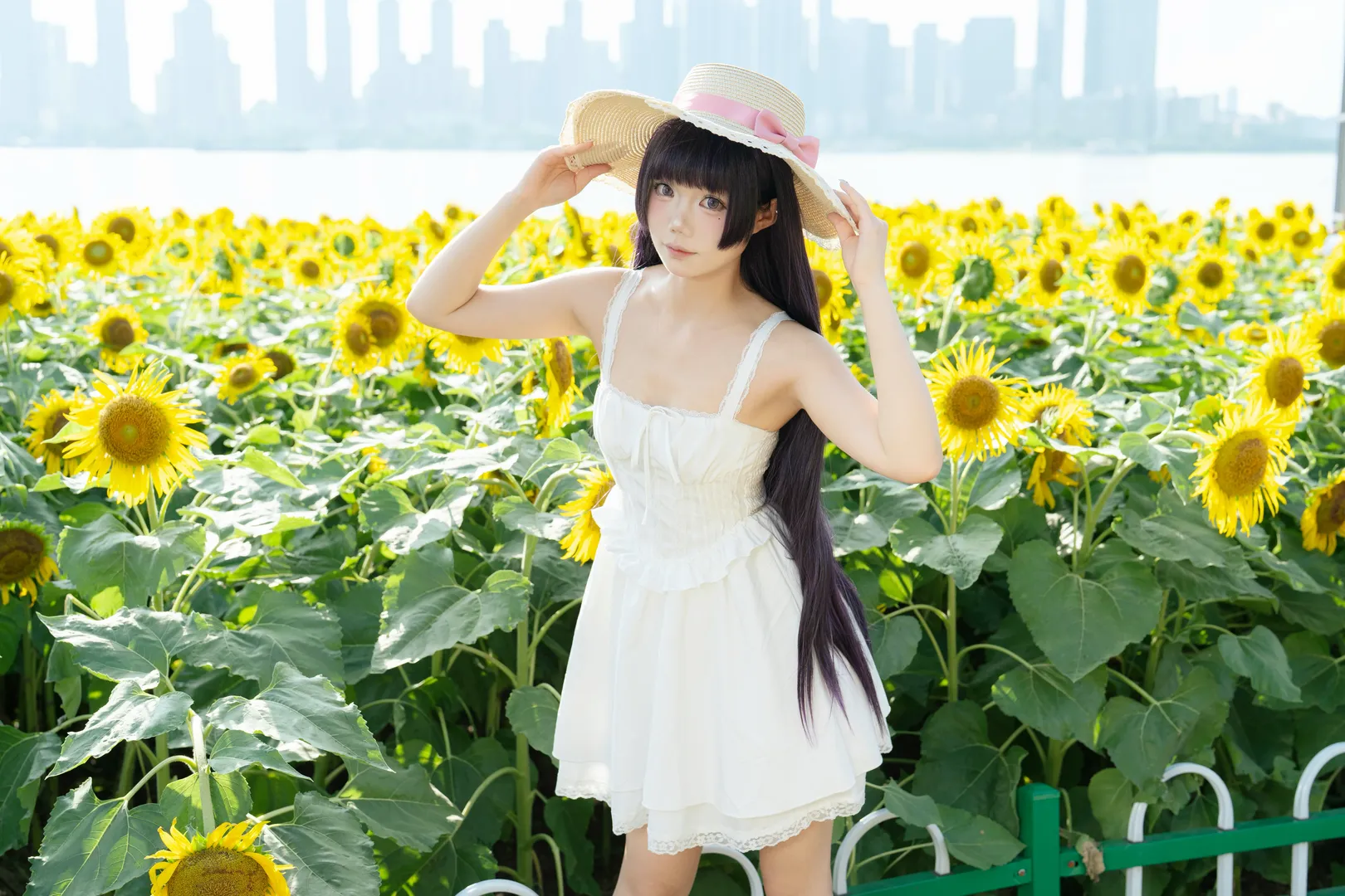 【五更琉璃cos】我的妹妹不可能那么可爱黑猫向日葵写真 - 第 6 张