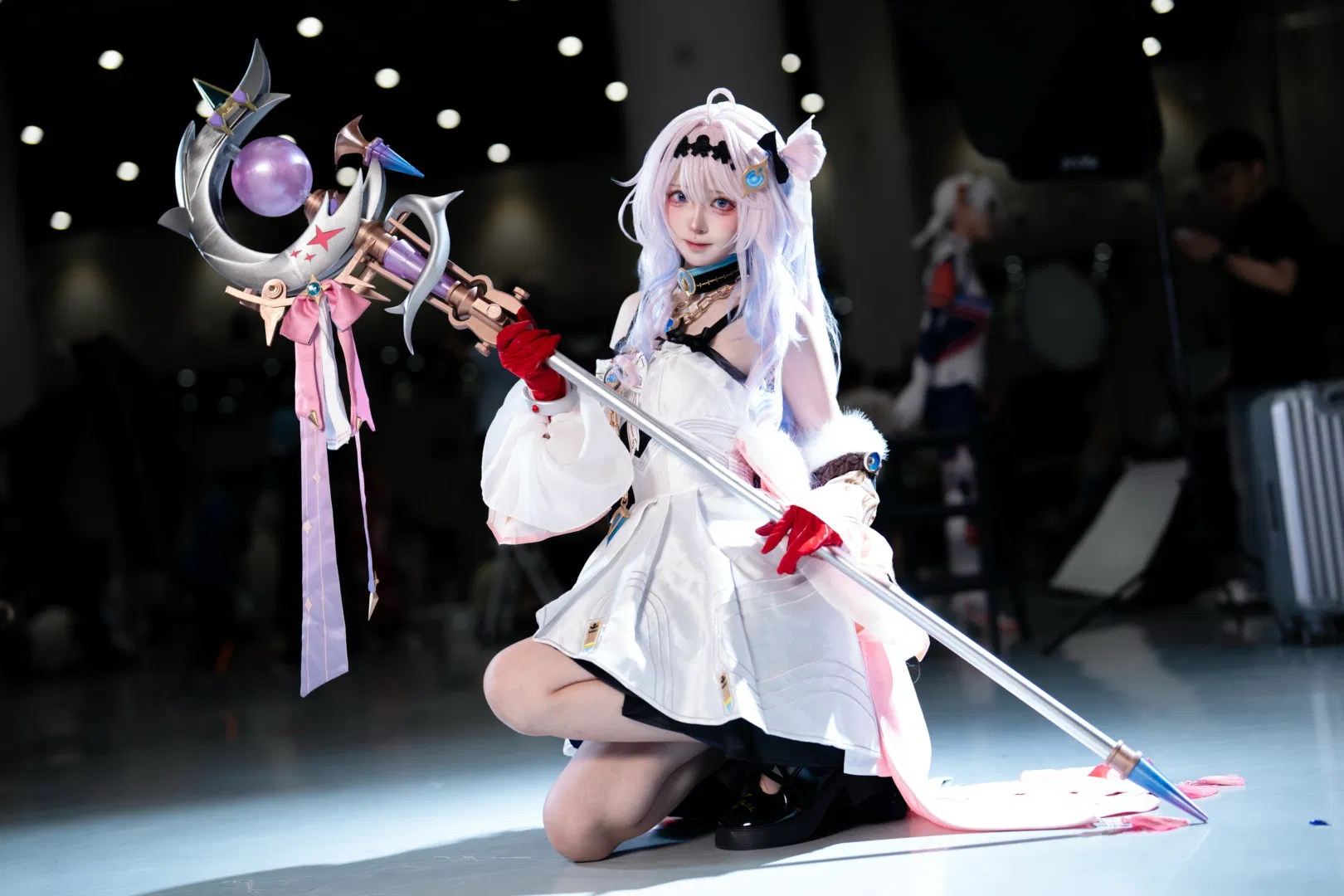 【達尼婭cos】鳴潮達尼婭漫展返圖，白色小裙子太可愛啦 - 第 1 張