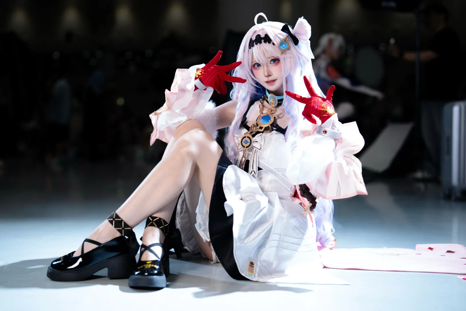 【達尼婭cos】鳴潮達尼婭漫展返圖，白色小裙子太可愛啦 - 第 3 張