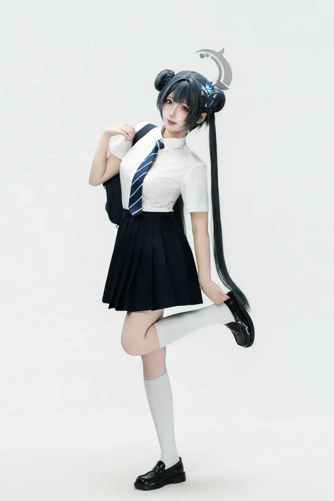 【龍華妃咲cos】蔚藍檔案JK制服造型正片 - 第 1 張