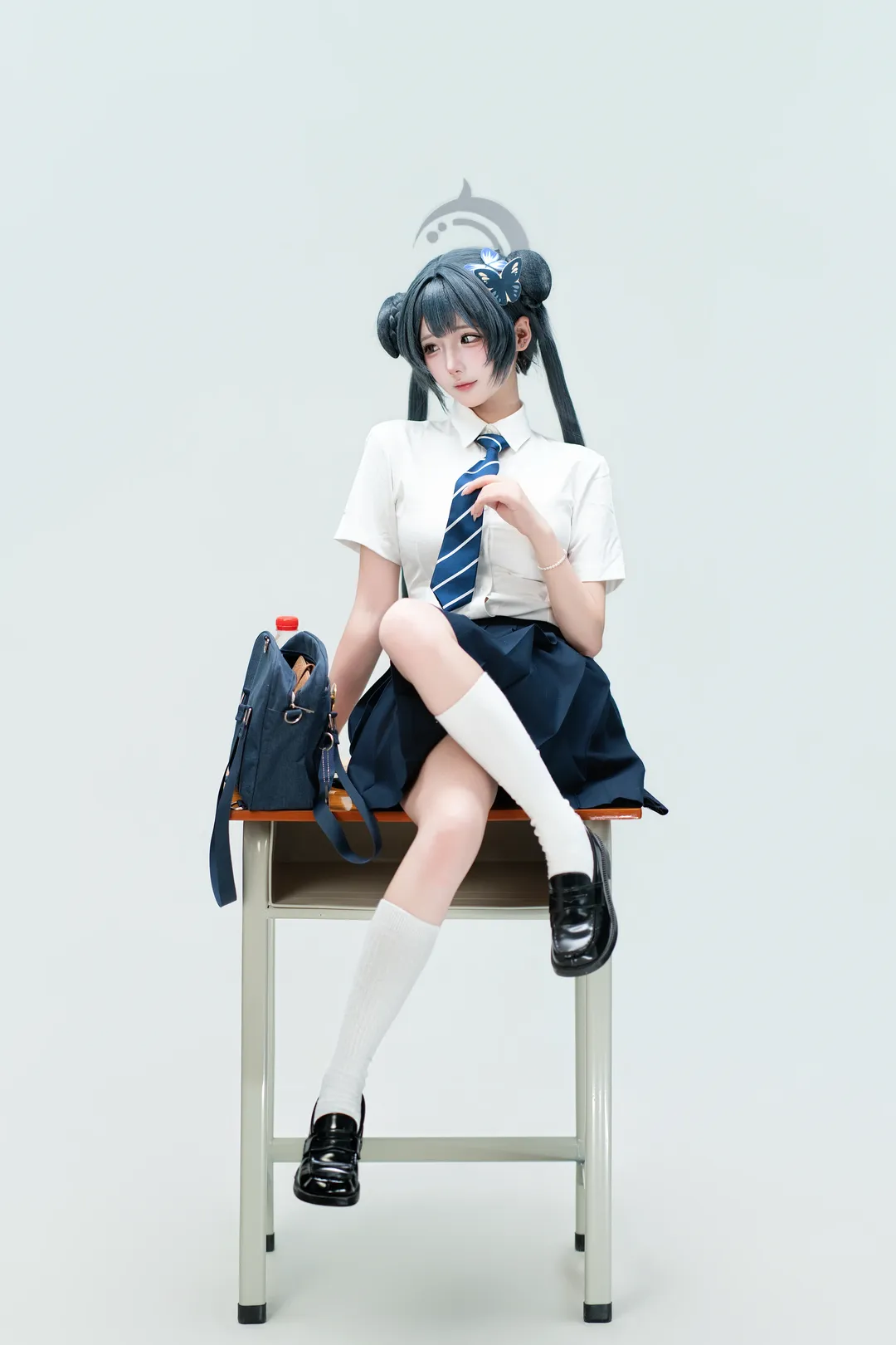 【龍華妃咲cos】蔚藍檔案JK制服造型正片 - 第 5 張