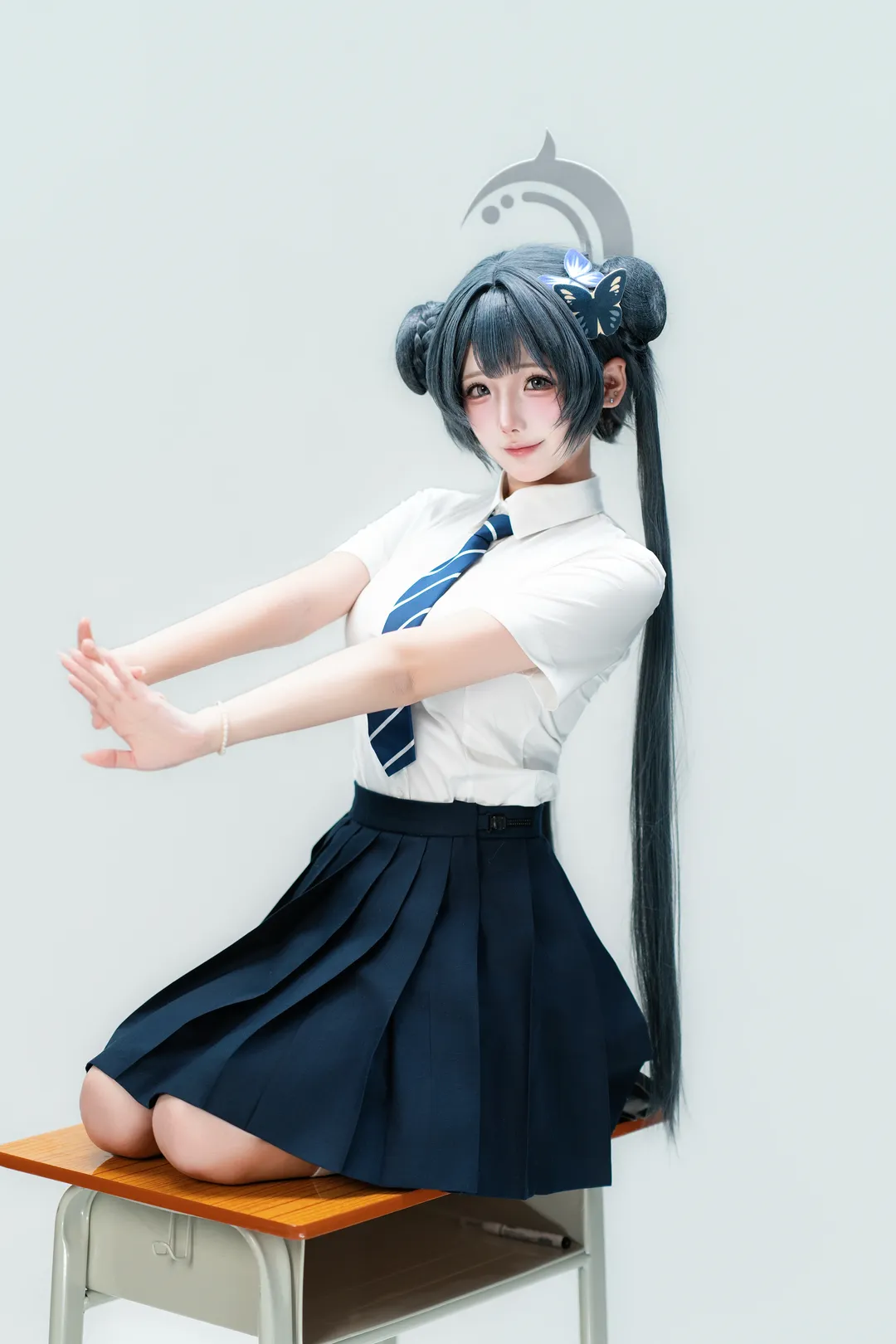 【龍華妃咲cos】蔚藍檔案JK制服造型正片 - 第 7 張