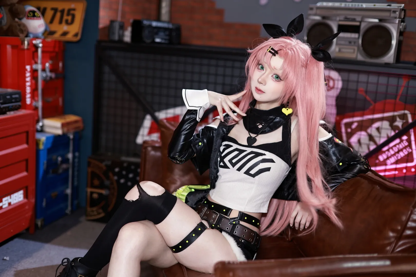 【妮可cos】絕區零狡兔屋的粉色風暴 - 第 1 張