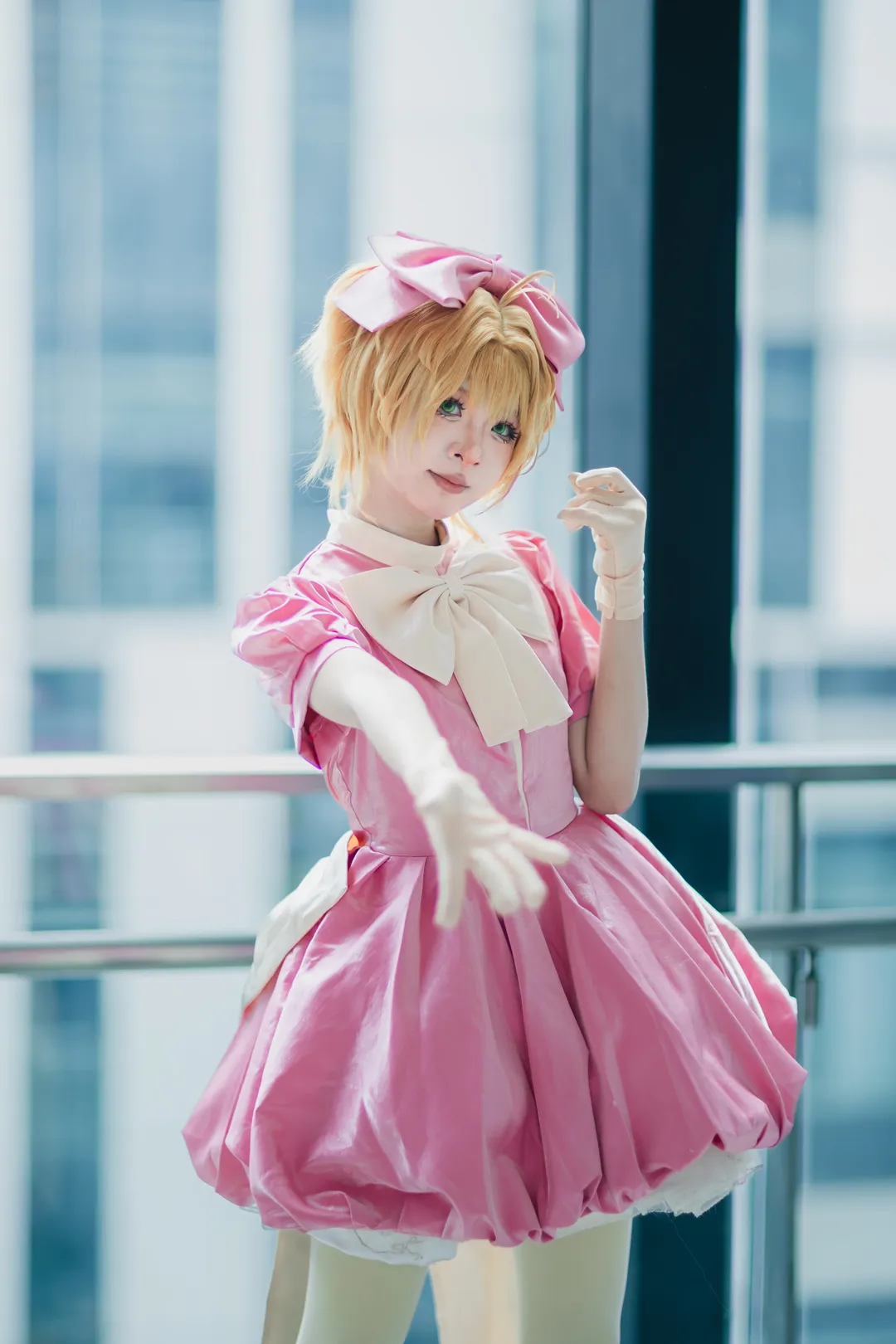 【小樱cos】魔卡少女樱战斗服萤火虫漫展场照 - 第 8 张