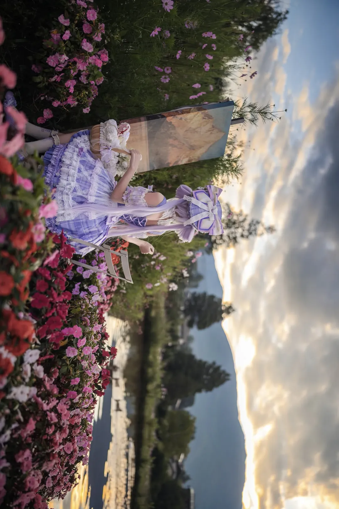 【蓝莓暖暖cos】无限暖暖牧场花园旅拍分享 - 第 3 张