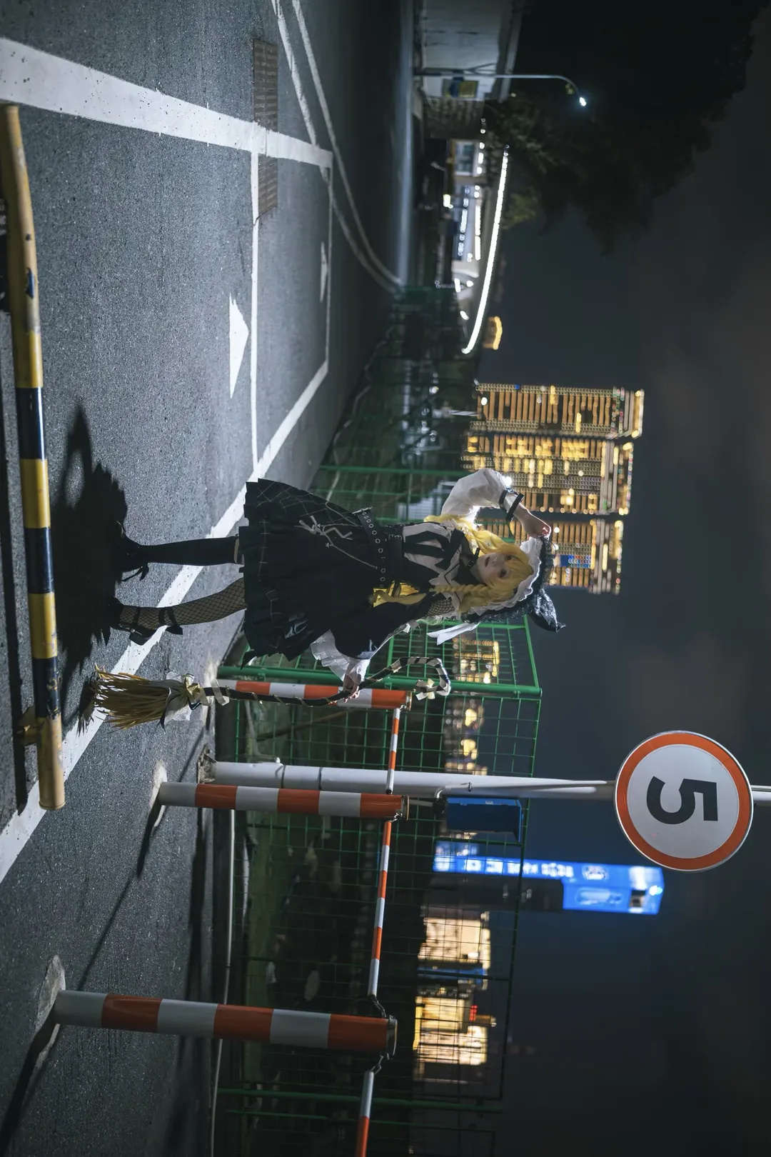【魔理沙cos】东方project夜色下的魔法使 - 第 10 张