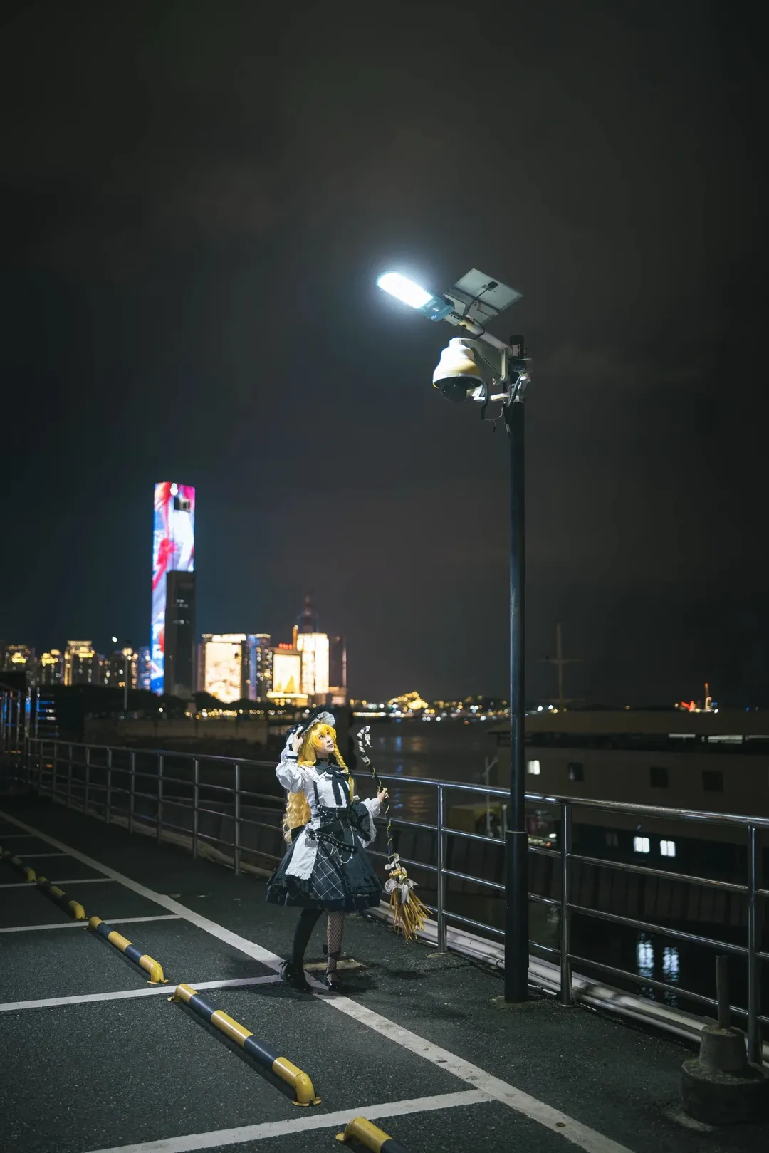 【魔理沙cos】东方project夜色下的魔法使 - 第 7 张