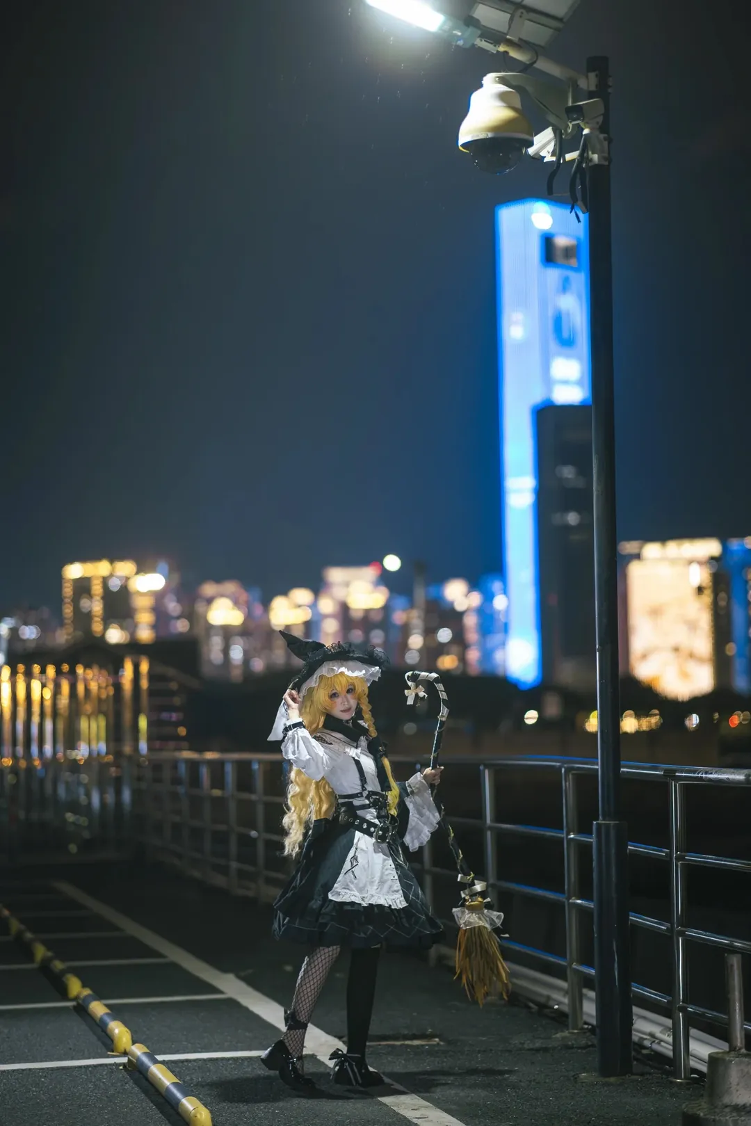 【魔理沙cos】东方project夜色下的魔法使 - 第 9 张