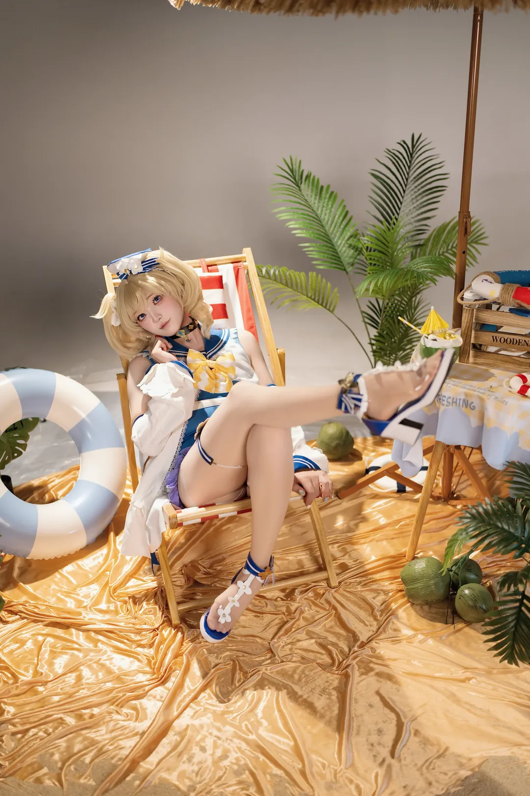 【芭芭拉cos】原神蒙德偶像的双场景生日写真 - 第 10 张