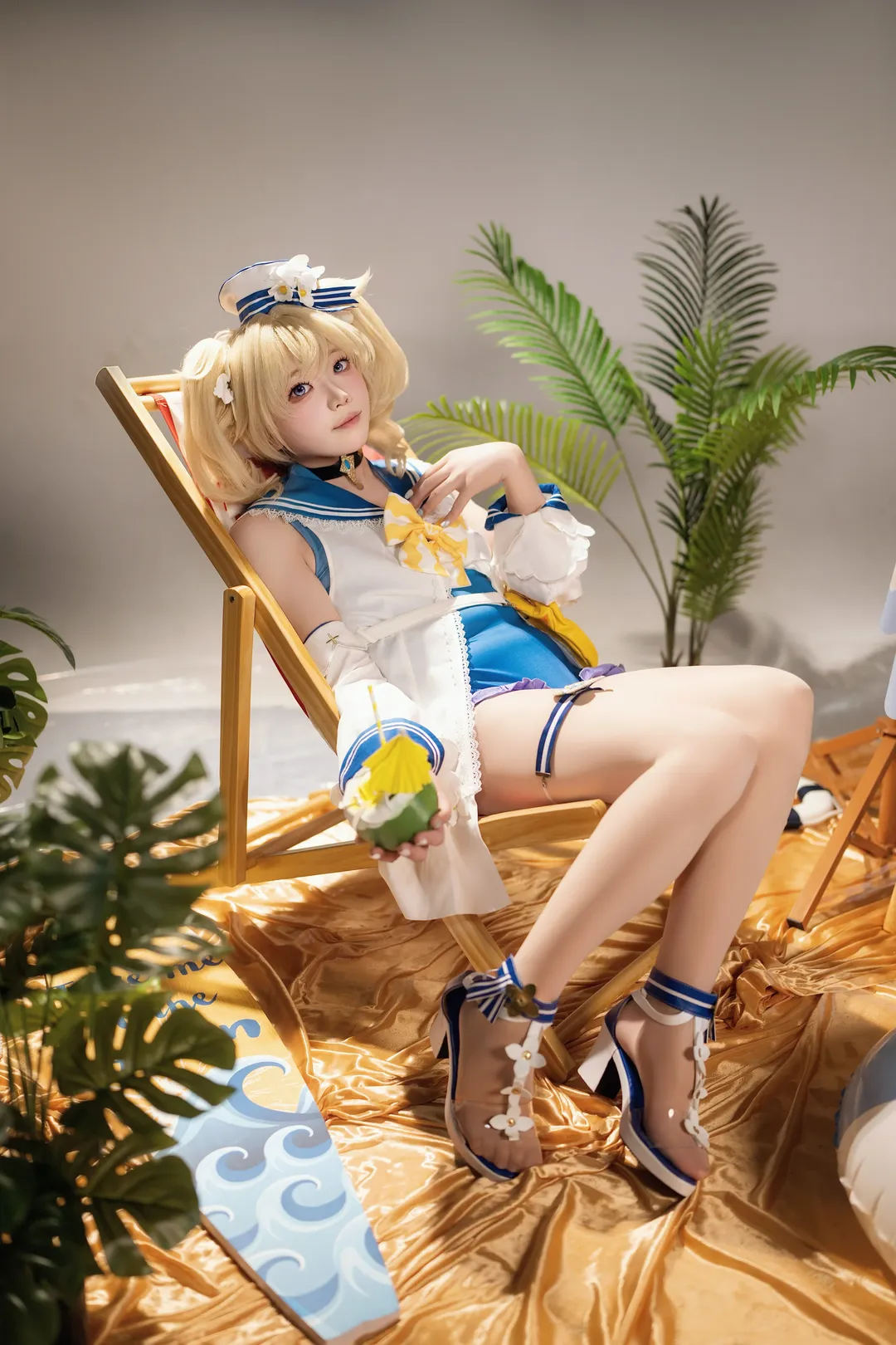 【芭芭拉cos】原神蒙德偶像的双场景生日写真 - 第 13 张