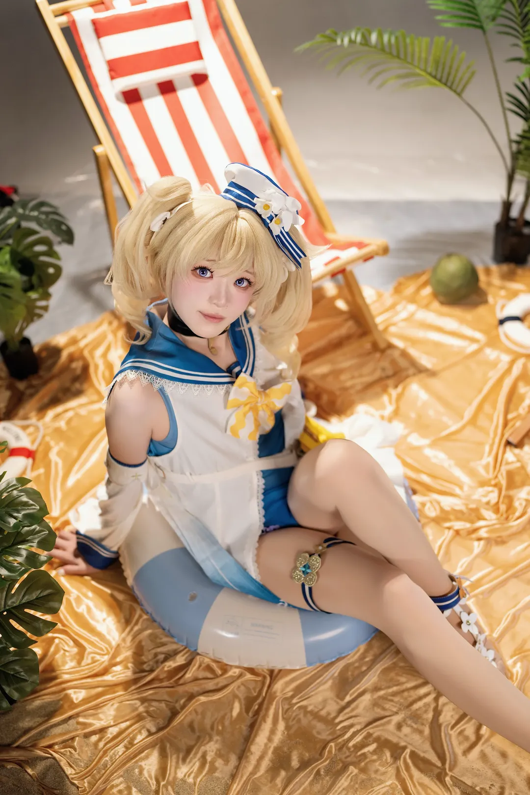 【芭芭拉cos】原神蒙德偶像的双场景生日写真 - 第 15 张