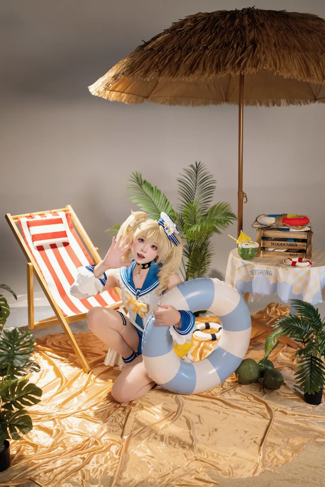 【芭芭拉cos】原神蒙德偶像的双场景生日写真 - 第 16 张
