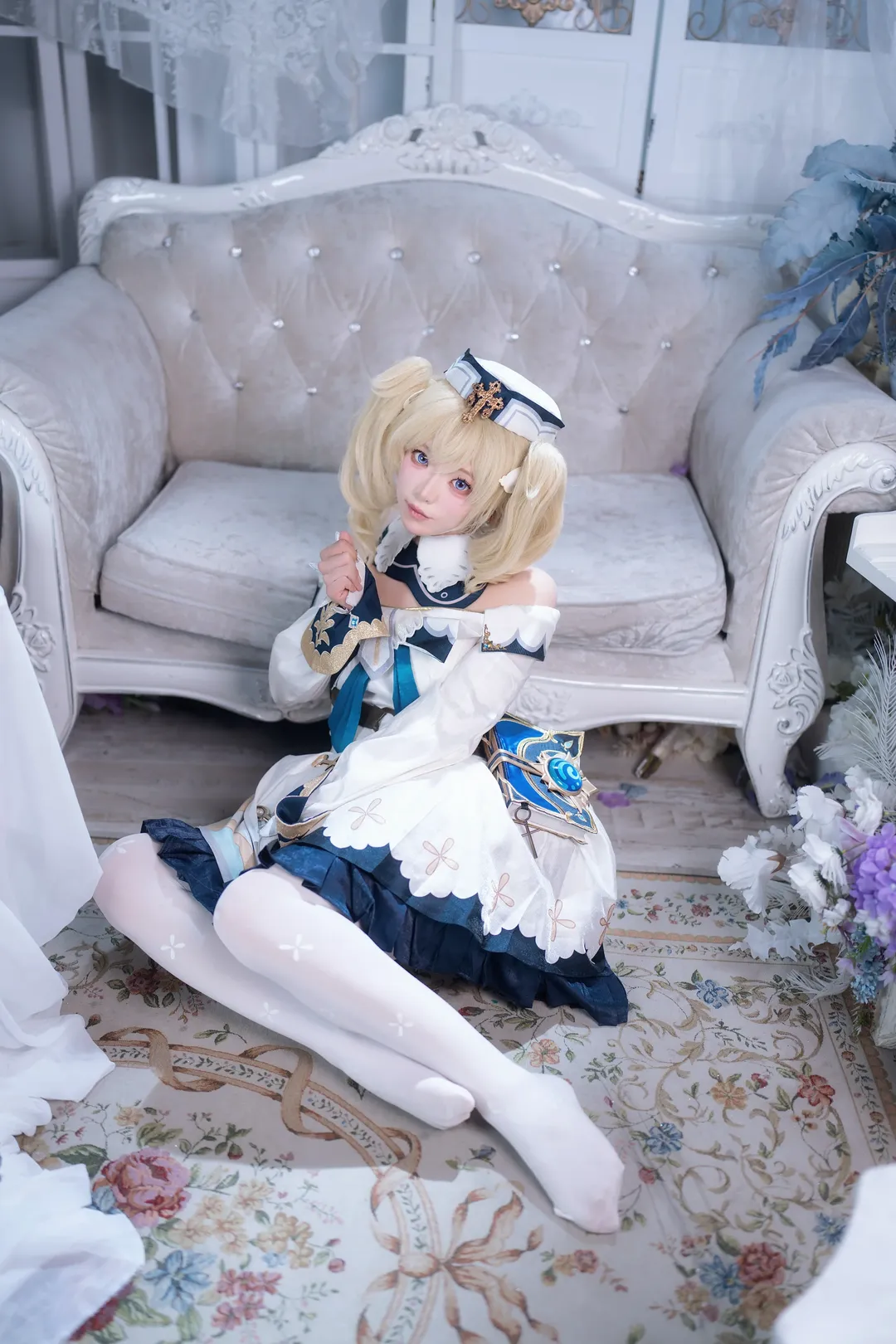 【芭芭拉cos】原神蒙德偶像的双场景生日写真 - 第 8 张