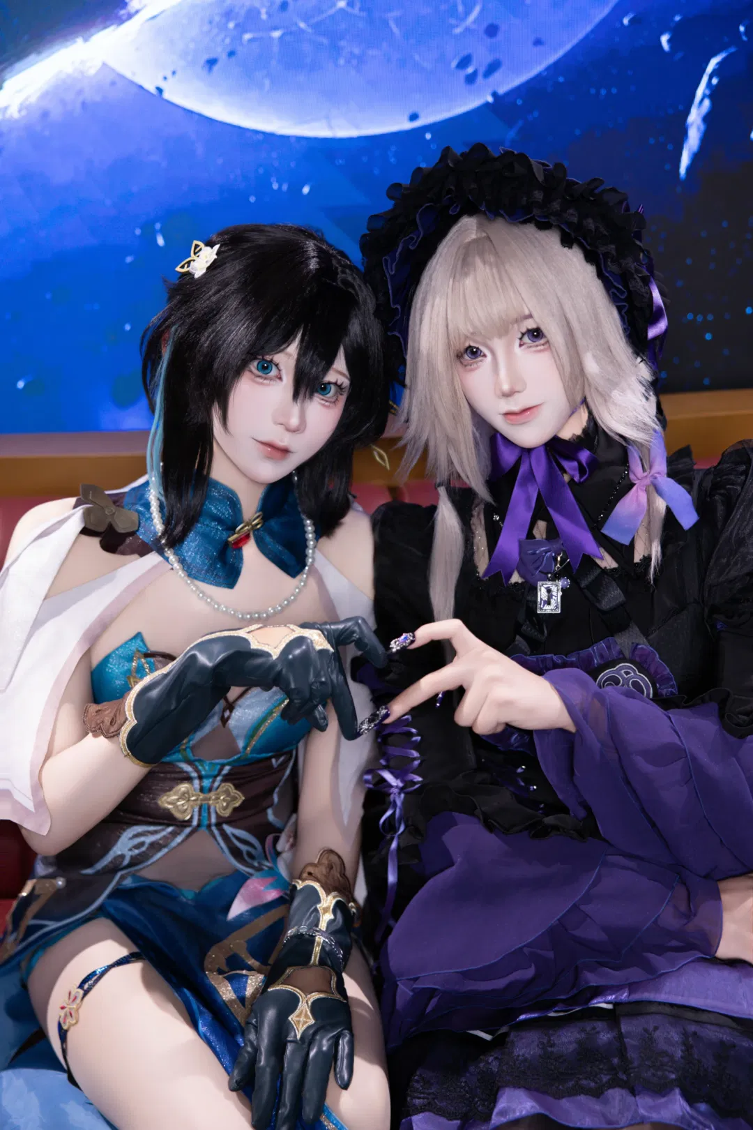 【阮梅cos】崩坏星穹铁道阮梅和大黑塔的夜话 - 第 2 张