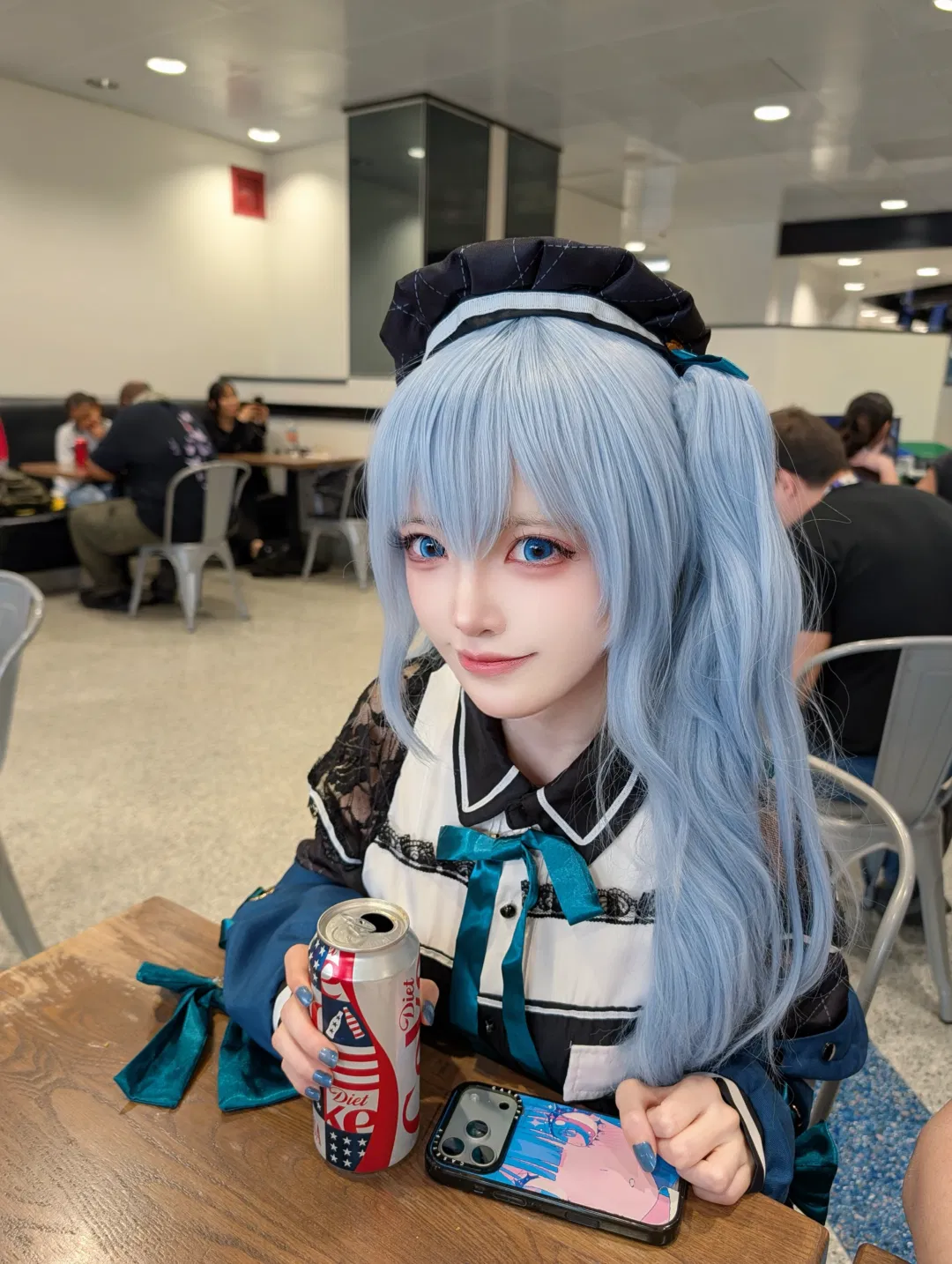 【星街彗星cos】hololive蓝发歌姬的漫展日常 - 第 2 张