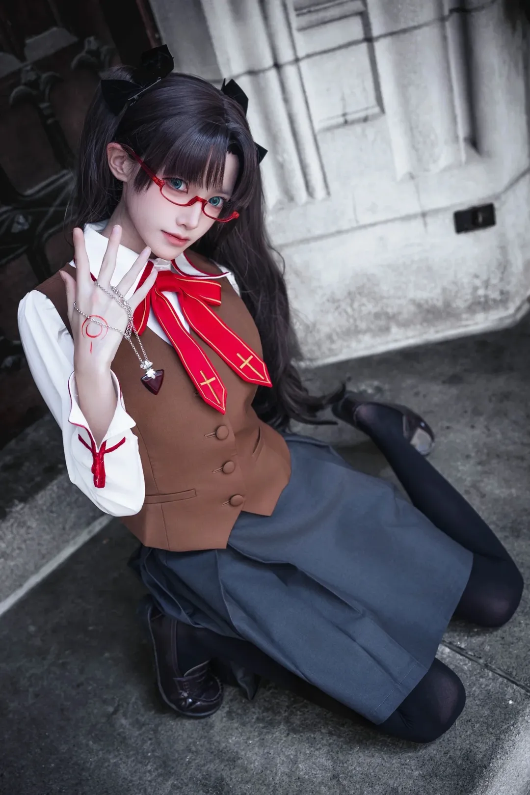 【远坂凛cos】纽约街头的魔术师少女 - 第 1 张