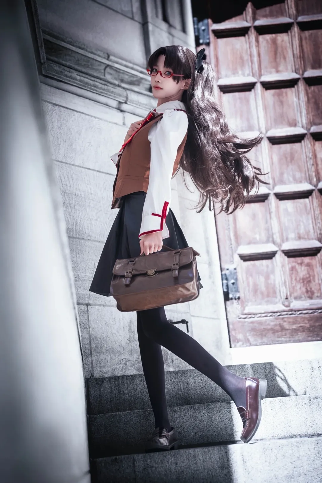 【远坂凛cos】纽约街头的魔术师少女 - 第 2 张