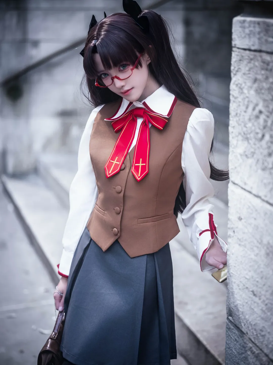 【远坂凛cos】纽约街头的魔术师少女 - 第 3 张