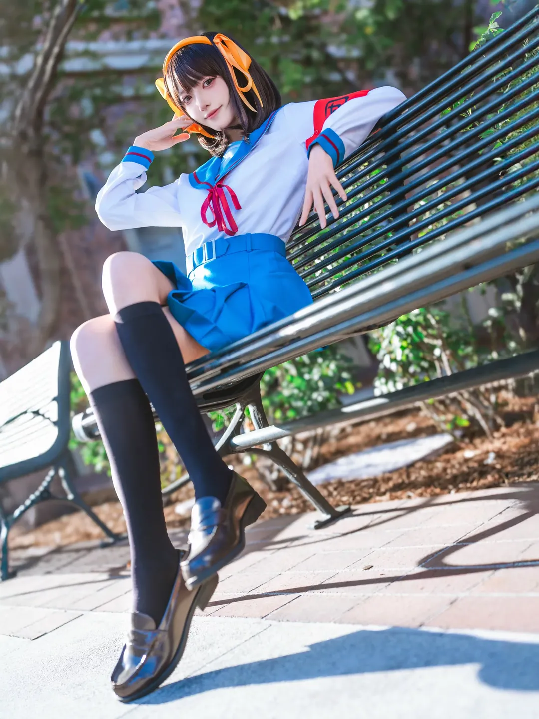 【凉宫春日cos】凉宫春日的忧郁，暑假外景拍摄 - 第 4 张