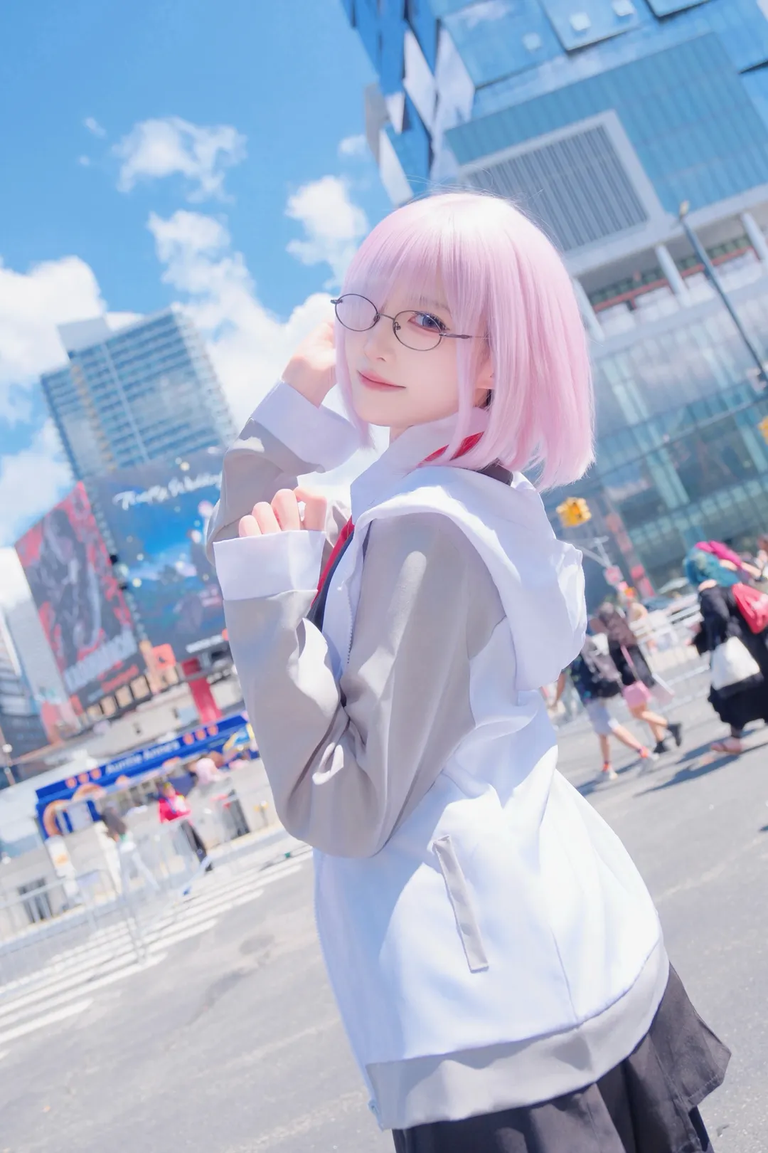 【玛修cos】FGO学妹的漫展场照，十分钟高效出片 - 第 1 张
