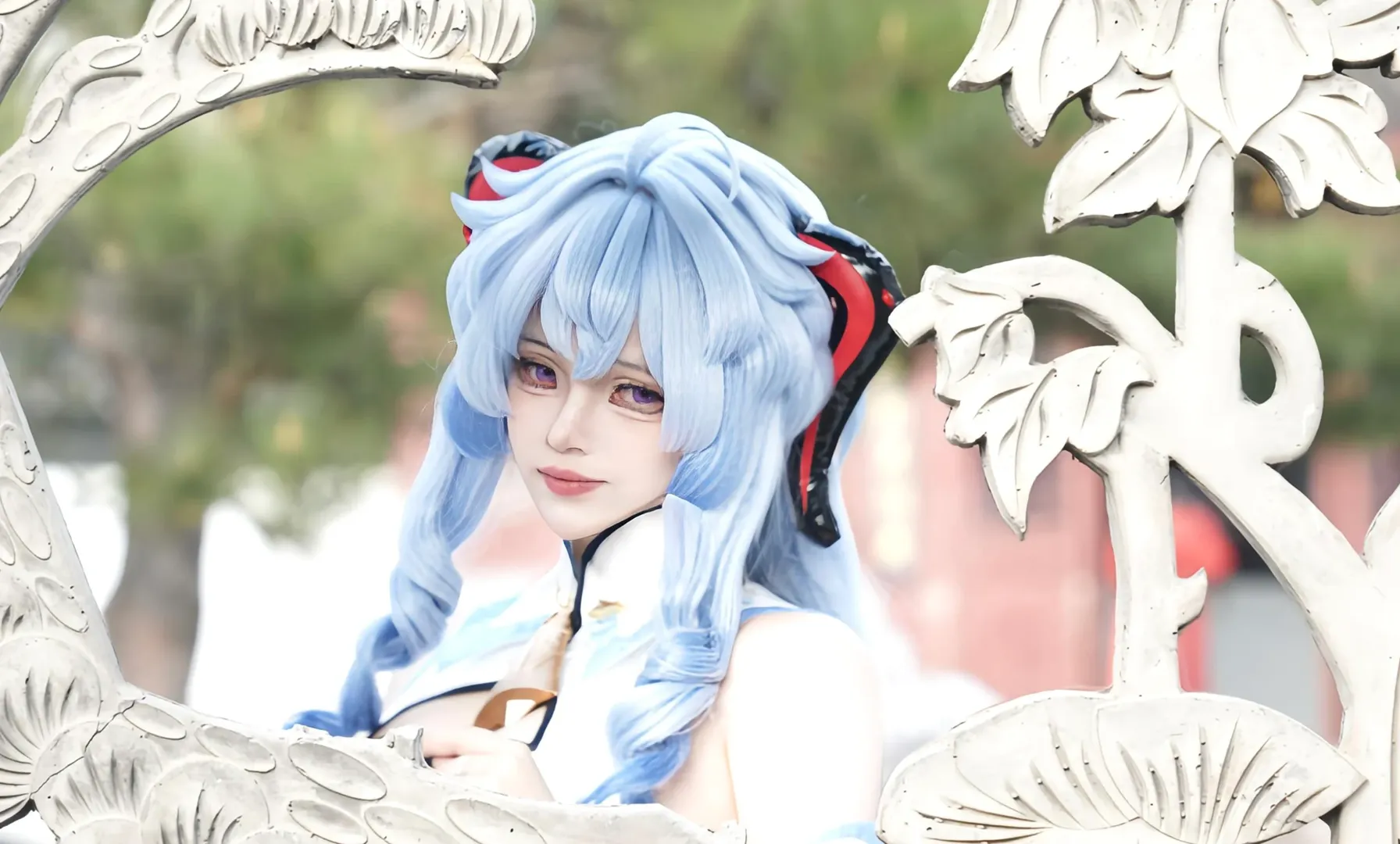 【甘雨cos】原神私设旗袍与传统琵琶的搭配思路 - 第 4 张