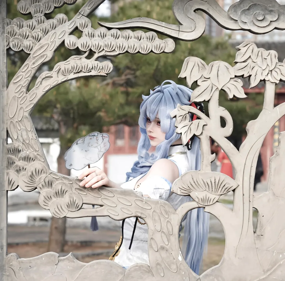 【甘雨cos】原神私设旗袍与传统琵琶的搭配思路 - 第 5 张